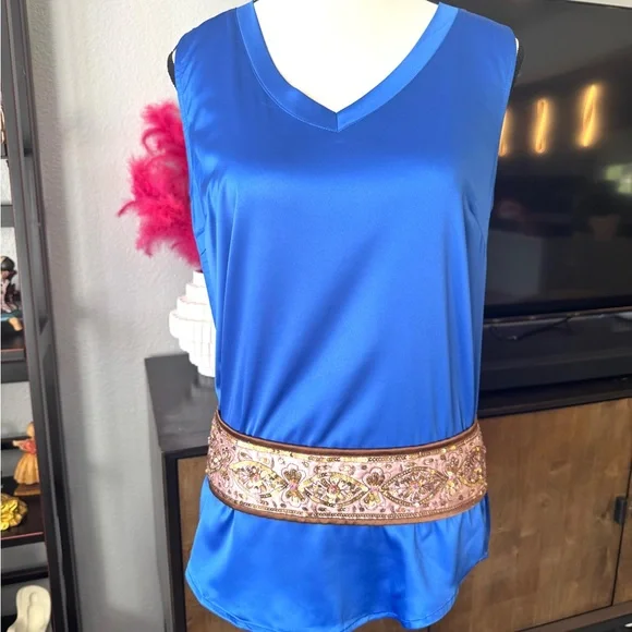 Embroidered and Sequined Embellished Belt - Picture 5 of 8